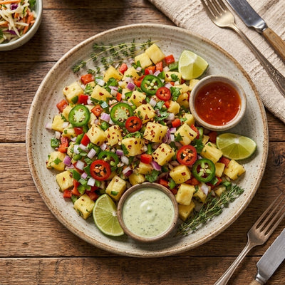 SPICY PINEAPPLE SALSA